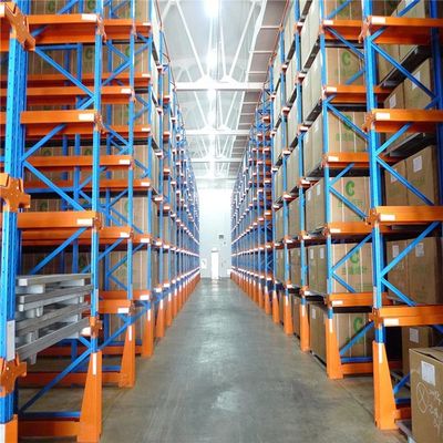 Dispositif de stockage dans les entrepôts, rack de palettes, revêtement en poudre, étagère industrielle lourde