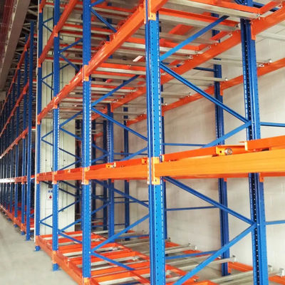 Conception de sécurité des racks d'entrepôt inclinés pour stockage en acier