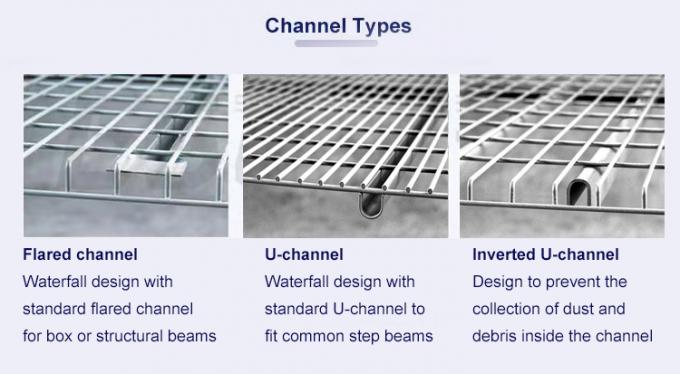 Plateau galvanisé de palettes en acier Plateau galvanisé de palettes en acier 50*100 mm 100*100 mm Grille en maille pour étagères 1