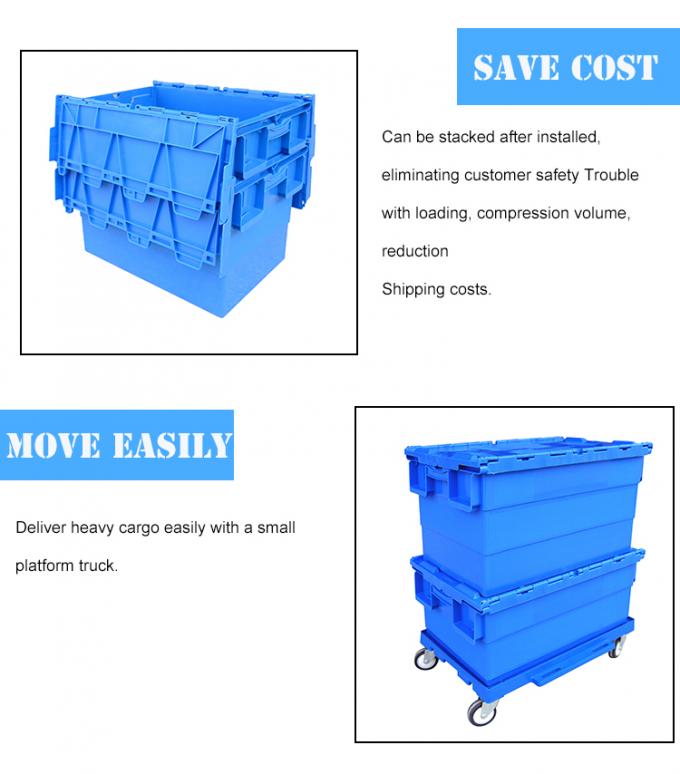Boîtes de rangement en plastique pour stockage industriel logistique 1