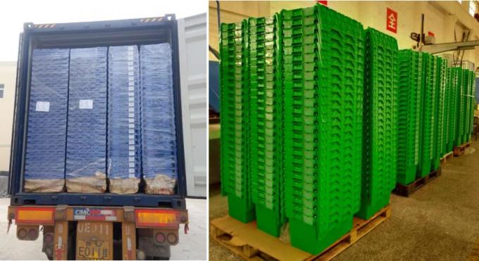 Boîtes de rangement en plastique pour stockage industriel logistique 5